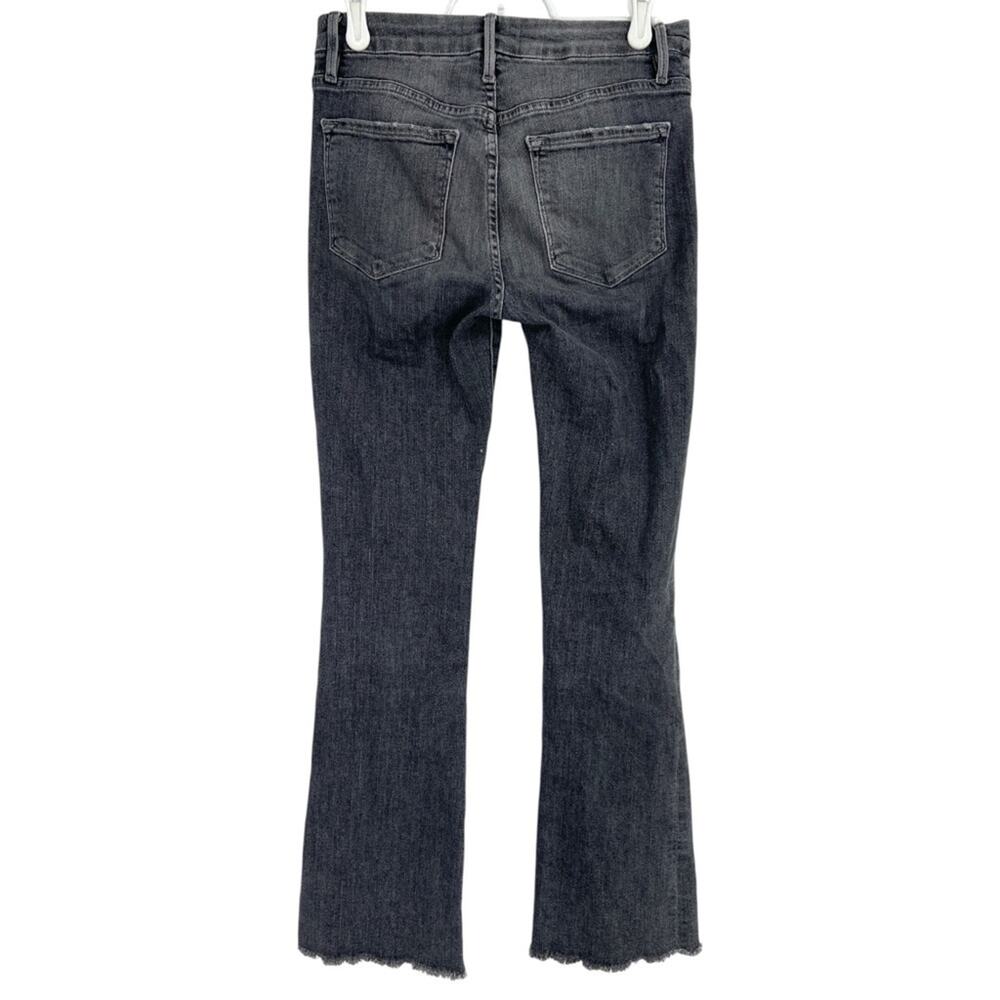 Frame Denim Le Boot Raw Hem 25 Stretch Washed Gray - Picture 3 of 6